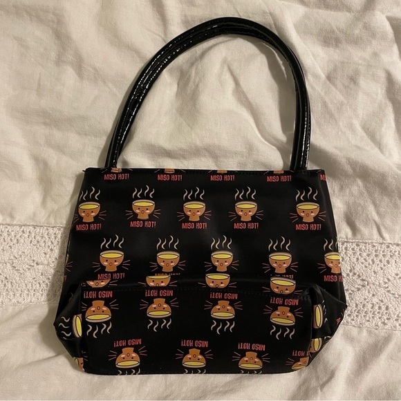 DAVID & GOLIATH handbag purse Miso Hot Bag Soup black stupid factory - Picture 5 of 5